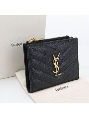 Saint Laurent Bifold Wallet Monogram Calf